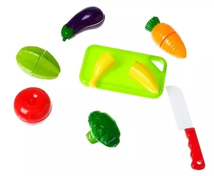 Набор продуктов для нарезки Продуктовое ассорти, на липучках, 8 предметов