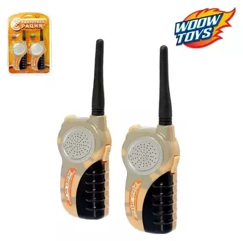 Набор раций Я на связи работает от батареек