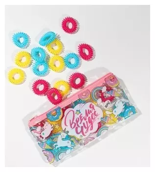 Набор резинок-пружинок в косметичке "Время чудес"