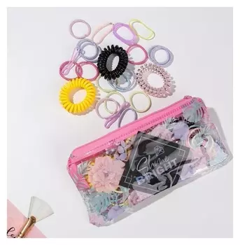 Набор резинок в косметичке "Shine Bright"