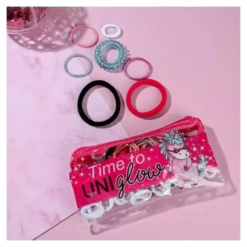 Набор резинок в косметичке "Time To UNI Glow"
