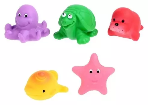 Набор резиновых игрушек для купания №3