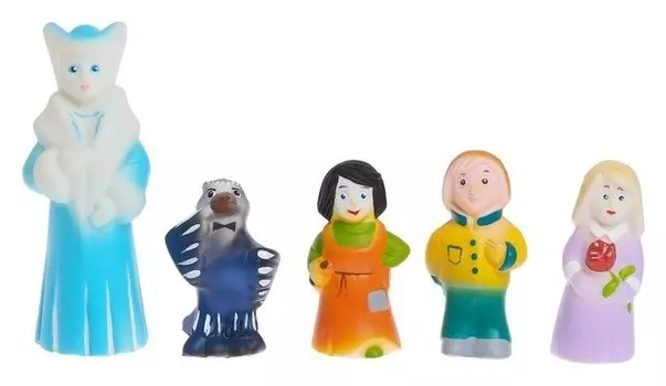 Набор резиновых игрушек Снежная королева