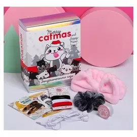 Набор с электроникой в подарочной коробке Merry Catmas, 16 х 6,7 х 20 см
