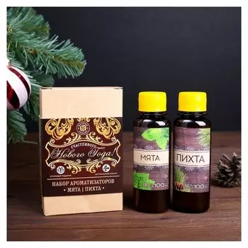 Набор "Счастливого нового года": 2 ароматизатора, 100 мл