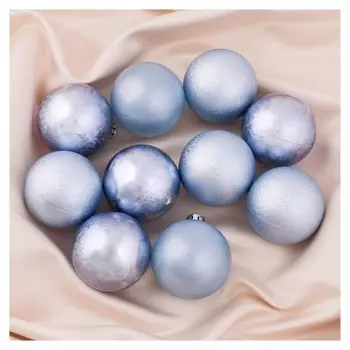 Набор шаров пластик D-5 см, 10 шт "Туман"