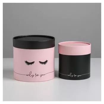 Набор шляпных коробок 2 в 1 Fashion, 12 х 12, 15 х 15 см