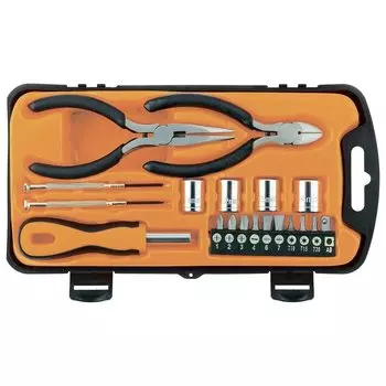 Набор слесарно монтажный, 19 предметов