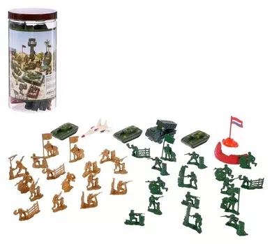 Набор солдатиков Войско 37 предметов