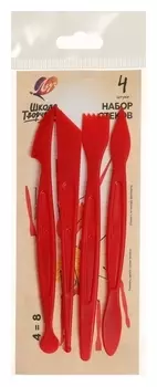 Набор стеков для лепки "Луч" школа творчества, 4 штуки