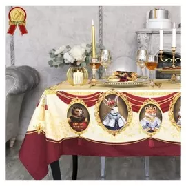 Набор столовый этель «Дворцовые перевороты», скатерть 180х150 см, салф. 40х40 см-8шт, 100% х 41365