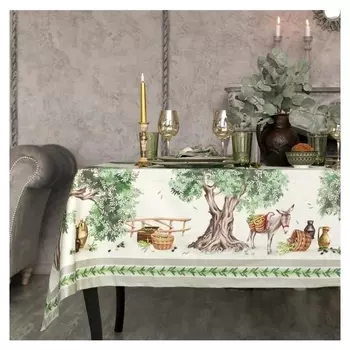 Набор столовый этель Olivia, скатерть 110х145+/-3см, салфетки 40х40 см-4шт, 100% хл