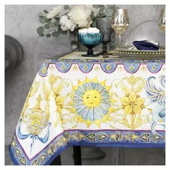 Набор столовый "Этель" ренессанс, скатерть 220х145+/-3см, салф. 40х40 см-12шт, 100% хл