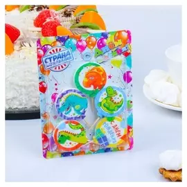 Набор свечей в торт Динозаврики