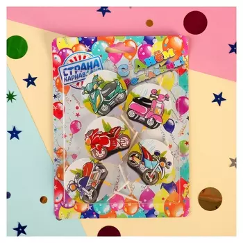 Набор свечей в торт Мотоциклы