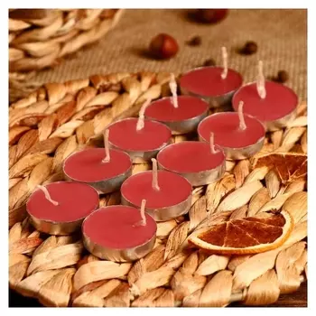 Набор свечи в гильзе "Платинум" 10 шт дыня 18,5х7,5х1,2 см