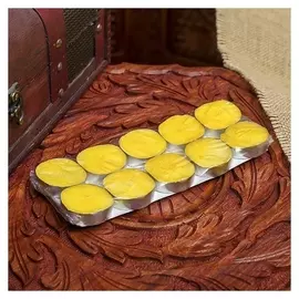 Набор свечи в гильзе "Платинум" 10 шт манго 18,5х7,5х1,2 см