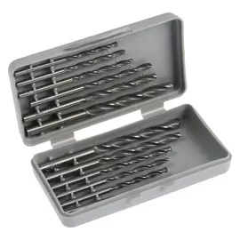 Набор сверл по металлу "Волжский инструмент" №46, D=3-6 мм, 12 шт, сталь р6м5, гост, кейс