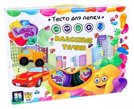 Набор теста для лепки Real Cars