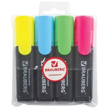 Набор текстовыделителей Contract, 4 цвета