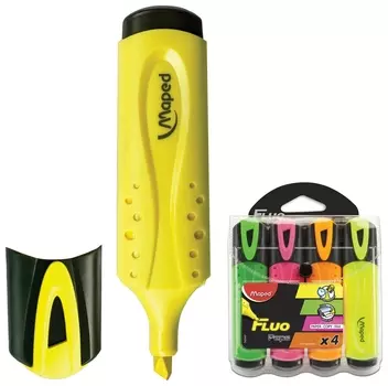 Набор текстовыделителей Fluo Pep's Classic, 4 цвета