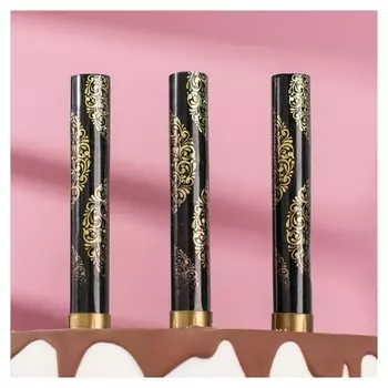 Набор тортовых свечей фонтанов "Золотой узор", 10 см, 3 шт, картон