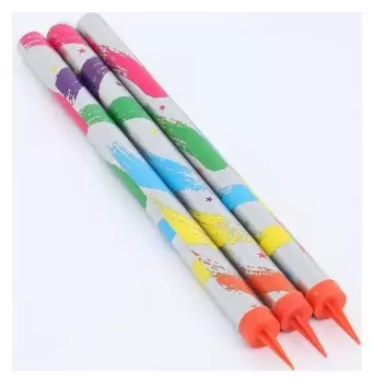 Набор тортовых свечей "Фонтаны", 23 см, 3 шт