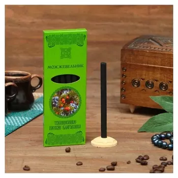 Набор традиционных русских благовоний с подставкой Можжевельник