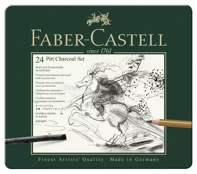 Набор угля и угольных карандашей Faber-castel Pitt Charcoal 24 пред, 112978