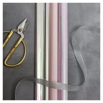 Набор упаковочной бумаги для цветов «Розовое счастье», 50 х 70 см