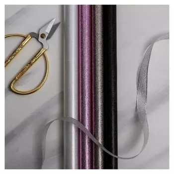 Набор упаковочной бумаги для цветов «Золотой шик», 50 х 70 см