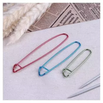 Набор вспомогательных булавок для вязания, 3 шт, 9/11,5/15 см