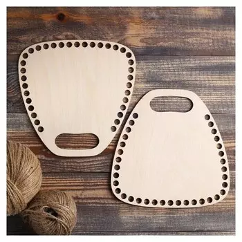 Набор заготовок для вязания "Сумочное", донышко фанера 3 мм (2 в 1), 19×19 см, D=9мм