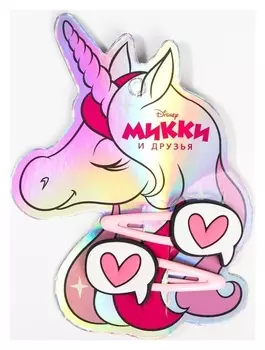 Набор заколок 2 шт, единорог