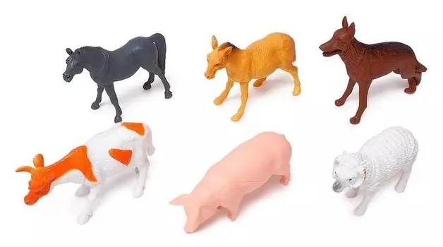 Набор животных «Фермерское хозяйство», 6 фигурок