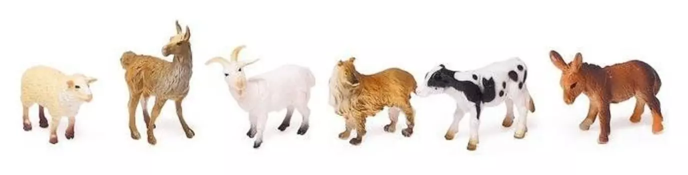 Набор животных «Фермерское хозяйство», 6 фигурок