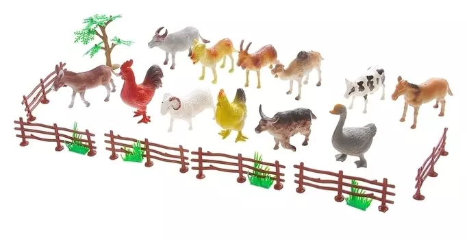 Набор животных «Моя ферма» + аксессуары