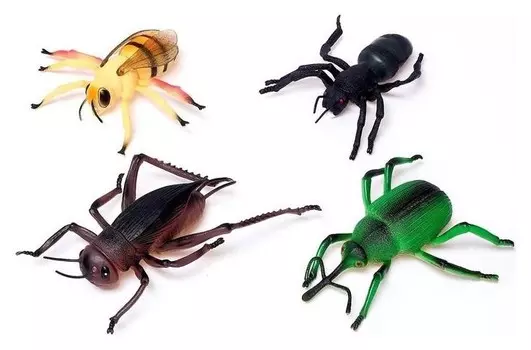 Набор животных Насекомые, 4 фигурки