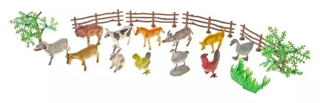 Набор животных с аксессуарами «Моя ферма»