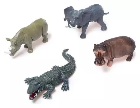 Набор животных «Звери африки», 4 фигурок