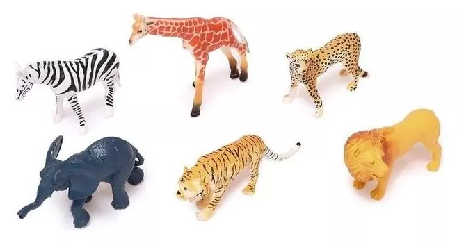 Набор животных «Звери африки», 6 фигурок