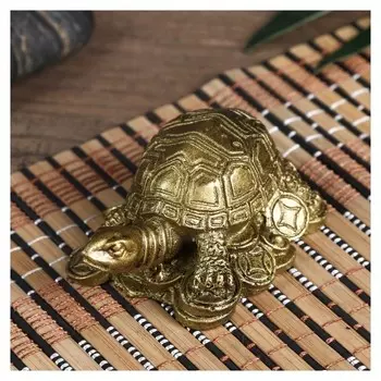 Нэцкэ под бронзу "Черепаха на монетах"