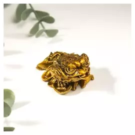 Нэцкэ под бронзу "Жаба на слитках"