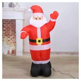 Надувной Дед мороз светится 120 см