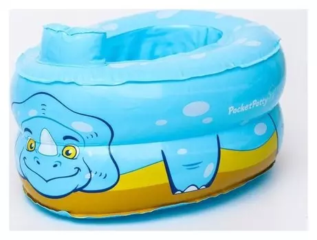 Надувной дорожный горшок Pocketpotty "Динозавр"
