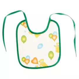 Нагрудник на завязках из клеёнки с ПВХ-покрытием Шарики