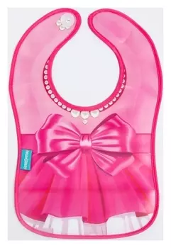 Нагрудник непромокаемый «Любимая дочка», на липучке