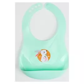 Нагрудник пластиковый "Зайка"