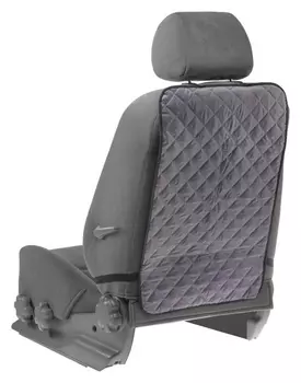 Накидка-незапинайка на спинку, оксфорд, ромб, серый, размер: 60х40 см