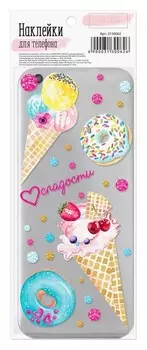 Наклейка для телефона «Сладости», 9 х 17 см